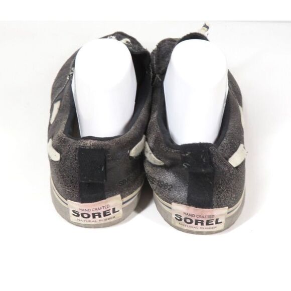 Sorel Sentry Gray Wool Leather Loafer Boat Slip On Casual Driving Shoe Mens 12 - Picture 6 of 8